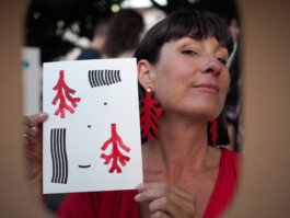 Face-o-mat portrait - Tobias Gutmann, 2018, ink on paper, Geneva Tobias Gutmann - Face-o-mat / Sai Bot