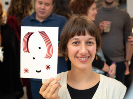 Face-o-mat portrait - Tobias Gutmann, 2018, ink on paper, Milan Tobias Gutmann - Face-o-mat / Sai Bot