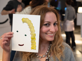 Face-o-mat portrait - Tobias Gutmann, 2018, ink on paper, Milan Tobias Gutmann - Face-o-mat / Sai Bot