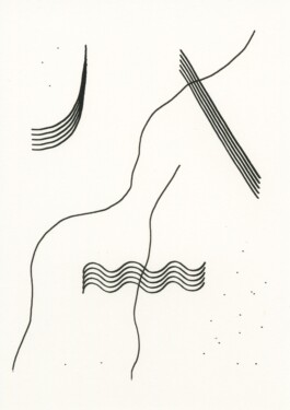 Polyphonic Drawing, Tobias Gutmann, 2019, Ink and Wax Oil Pastel on Paper, 148x210mm Tobias Gutmann - Face-o-mat / Sai Bot