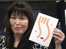 Face-o-mat portrait - Tobias Gutmann, 2015, ink on paper, Paris Tobias Gutmann - Face-o-mat / Sai Bot