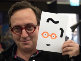 Face-o-mat portrait - Tobias Gutmann, 2015, ink on paper, Paris Tobias Gutmann - Face-o-mat / Sai Bot