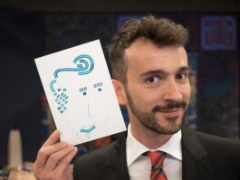 Face-o-mat portrait - Tobias Gutmann, 2015, ink on paper, Paris Tobias Gutmann - Face-o-mat / Sai Bot