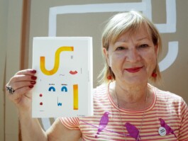 Face-o-mat portrait - Tobias Gutmann, 2015, ink on paper, Melbourne Tobias Gutmann - Face-o-mat / Sai Bot