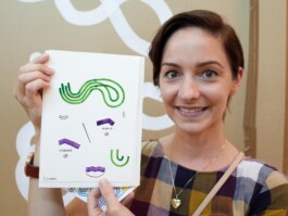 Face-o-mat portrait - Tobias Gutmann, 2015, ink on paper, Melbourne Tobias Gutmann - Face-o-mat / Sai Bot