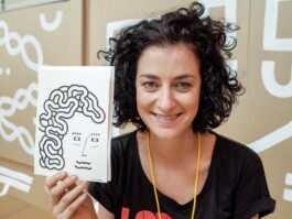 Face-o-mat portrait - Tobias Gutmann, 2015, ink on paper, Melbourne Tobias Gutmann - Face-o-mat / Sai Bot