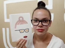 Face-o-mat portrait - Tobias Gutmann, 2015, ink on paper, Melbourne Tobias Gutmann - Face-o-mat / Sai Bot