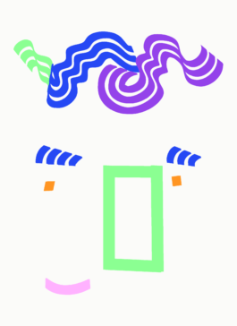 Face-o-mat Sai Bot portrait, Tobias Gutmann, 2023, Lisbon Tobias Gutmann - Face-o-mat / Sai Bot