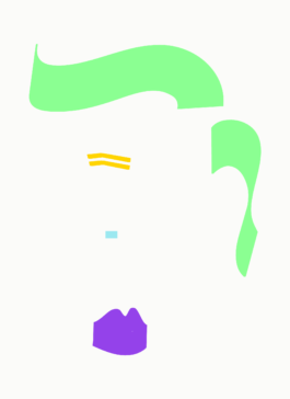 Face-o-mat Sai Bot portrait, Tobias Gutmann, 2023, Berne Tobias Gutmann - Face-o-mat / Sai Bot