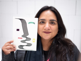 Face-o-mat portrait - Tobias Gutmann, 2024, ink on paper, 22x16 cm, Ithra Center, Dhahran, Saudi Arabia Tobias Gutmann - Face-o-mat / Sai Bot