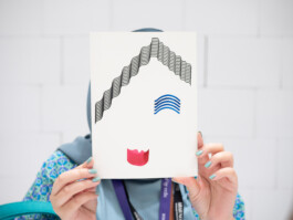 Face-o-mat portrait - Tobias Gutmann, 2024, ink on paper, 22x16 cm, Ithra Center, Dhahran, Saudi Arabia Tobias Gutmann - Face-o-mat / Sai Bot