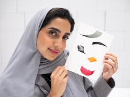 Face-o-mat portrait - Tobias Gutmann, 2024, ink on paper, 22x16 cm, Ithra Center, Dhahran, Saudi Arabia Tobias Gutmann - Face-o-mat / Sai Bot