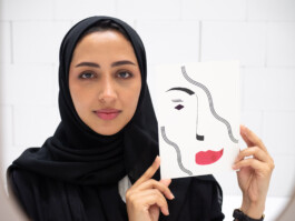 Face-o-mat portrait - Tobias Gutmann, 2024, ink on paper, 22x16 cm, Ithra Center, Dhahran, Saudi Arabia Tobias Gutmann - Face-o-mat / Sai Bot