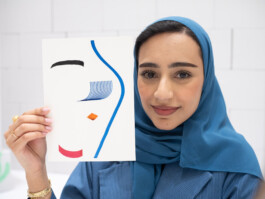 Face-o-mat portrait - Tobias Gutmann, 2024, ink on paper, 22x16 cm, Ithra Center, Dhahran, Saudi Arabia Tobias Gutmann - Face-o-mat / Sai Bot