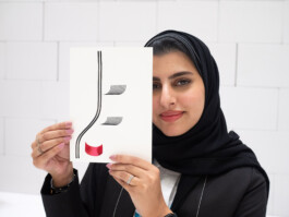 Face-o-mat portrait - Tobias Gutmann, 2024, ink on paper, 22x16 cm, Ithra Center, Dhahran, Saudi Arabia Tobias Gutmann - Face-o-mat / Sai Bot