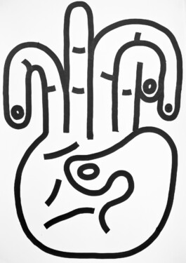 Hand Drawings, Tobias Gutmann, Ink on Paper, 60x42, 2016 Tobias Gutmann - Face-o-mat / Sai Bot