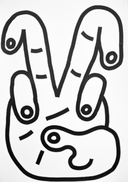 Hand Drawings, Tobias Gutmann, Ink on Paper, 60x42, 2016 Tobias Gutmann - Face-o-mat / Sai Bot