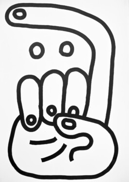 Hand Drawings, Tobias Gutmann, Ink on Paper, 60x42, 2016 Tobias Gutmann - Face-o-mat / Sai Bot