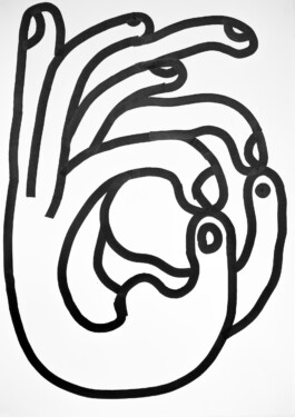 Hand Drawings, Tobias Gutmann, Ink on Paper, 60x42, 2016 Tobias Gutmann - Face-o-mat / Sai Bot