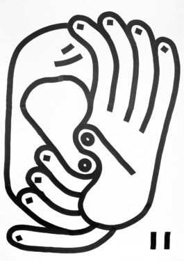 Hand Drawings, Tobias Gutmann, Ink on Paper, 60x42, 2016 Tobias Gutmann - Face-o-mat / Sai Bot