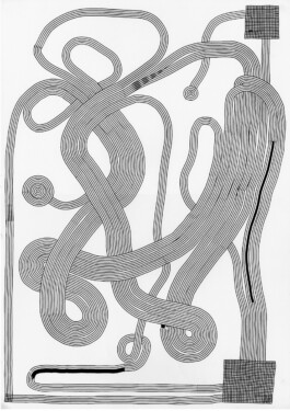 Contemplative Drawings, Tobias Gutmann, Ink on Paper, 84x60, 2017 Tobias Gutmann - Face-o-mat / Sai Bot