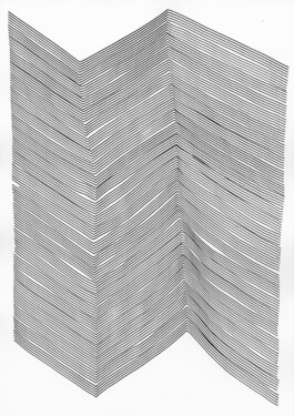 Contemplative Drawings, Tobias Gutmann, Ink on Paper, 42x30, 2018 Tobias Gutmann - Face-o-mat / Sai Bot