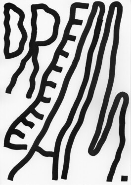 Word Drawings, Tobias Gutmann, Ink on Paper, 42x30, 2021 Tobias Gutmann - Face-o-mat / Sai Bot