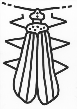 Bug Series, Tobias Gutmann, Ink on Paper, 42x30, 2021 Tobias Gutmann - Face-o-mat / Sai Bot