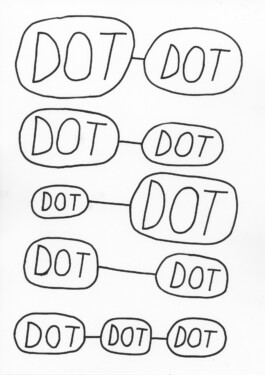 Noting Word Drawings, Tobias Gutmann, Ink on Paper, 42x30, 2021 Tobias Gutmann - Face-o-mat / Sai Bot