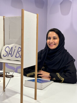 Face-o-mat by Tobias Gutmann, Misk At Institute, Riyadh Tobias Gutmann - Face-o-mat / Sai Bot