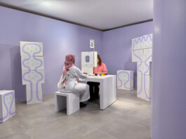 Face-o-mat by Tobias Gutmann, Misk At Institute, Riyadh Tobias Gutmann - Face-o-mat / Sai Bot