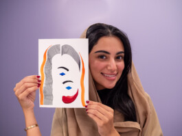 Face-o-mat Portrait by Tobias Gutmann, Misk At Institute, Riyadh Tobias Gutmann - Face-o-mat / Sai Bot