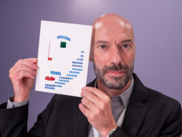 Face-o-mat Portrait by Tobias Gutmann, Misk At Institute, Riyadh Tobias Gutmann - Face-o-mat / Sai Bot