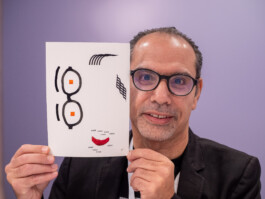 Face-o-mat Portrait by Tobias Gutmann, Misk At Institute, Riyadh Tobias Gutmann - Face-o-mat / Sai Bot