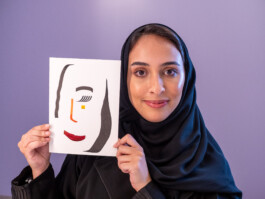 Face-o-mat Portrait by Tobias Gutmann, Misk At Institute, Riyadh Tobias Gutmann - Face-o-mat / Sai Bot