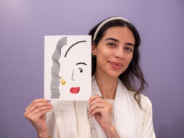 Face-o-mat Portrait by Tobias Gutmann, Misk At Institute, Riyadh Tobias Gutmann - Face-o-mat / Sai Bot