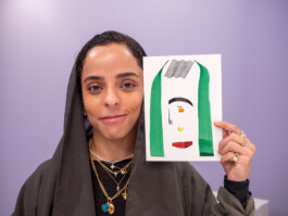 Face-o-mat Portrait by Tobias Gutmann, Misk At Institute, Riyadh Tobias Gutmann - Face-o-mat / Sai Bot