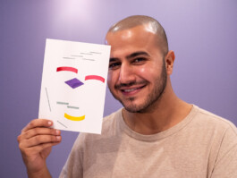 Face-o-mat Portrait by Tobias Gutmann, Misk At Institute, Riyadh Tobias Gutmann - Face-o-mat / Sai Bot