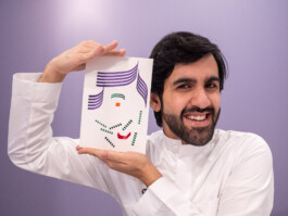 Face-o-mat Portrait by Tobias Gutmann, Misk At Institute, Riyadh Tobias Gutmann - Face-o-mat / Sai Bot