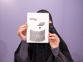 Face-o-mat Portrait by Tobias Gutmann, Misk At Institute, Riyadh Tobias Gutmann - Face-o-mat / Sai Bot