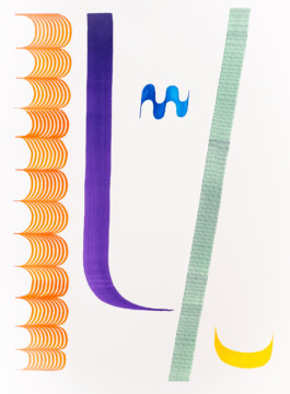 Selfportrait 2, Tobias Gutmann, Ink on Paper, 76x56 cm, 2025 Tobias Gutmann - Face-o-mat / Sai Bot