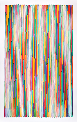 Drawing by Tobias Gutmann, ink on paper Tobias Gutmann - Face-o-mat / Sai Bot